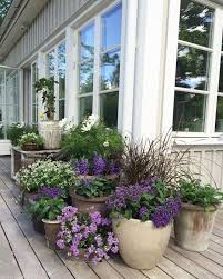 Beautiful Monochromatic Container Garden Containergardeningideas Container Gardening Flowers Garden Containers Cottage Garden