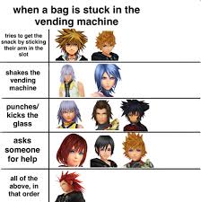 kh vending machine meme kingdom hearts funny kingdom