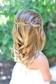 Flower Girl Hair Ideas Cute Hairstyles A See More Weddings Toddler Short Helferphoto Flower Girl Hairstyles Hair Styles Little Girl Hairstyles