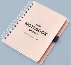 Spiral Notebook Psd Mockup Free Mini Notebooks Notebook Mockup