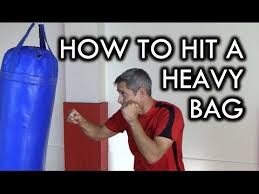 how to hit a heavy bag for beginners