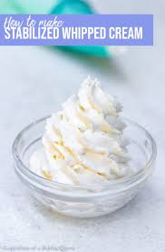 Easy 5 Minute 4 Ingredient Recipe For Stabilized Whipped Cream Recipe Stabilized Whipped Cream Homemade Whipped Cream Recipe Ingredients Recipes