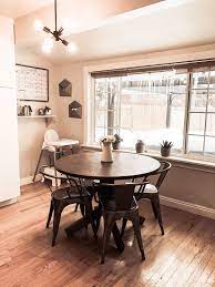 Eat In Kitchen Small Round Dining Table With Small Command Center Round Wooden Dining Table Kitchen Table Decor Eat In Kitchen Table