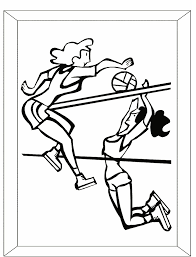 Other ball sports coloring book. Printable Volleyball Coloring Pages Coloringme Com