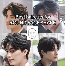 Image result for round face haircut men