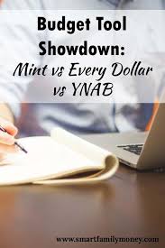 Roll with the punches #4. Budget Tool Showdown Mint Vs Every Dollar Vs Ynab Smart Family Money