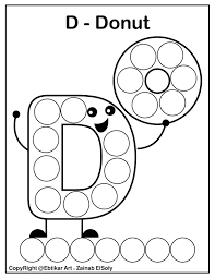 There are tons of great resources for free printable color pages online. Set Of Abc Dot Marker Coloring Pages