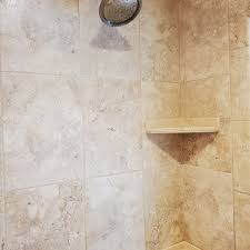 If the bleach stained or etched the tile you won't be able to remove the stain. How To Remove Hard Water Stains From Shower Tile And Glass Dengarden