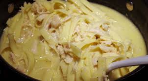 We're no strangers to chicken and noodles or chicken noodle soup. Reames Chicken And Noodles Over Mashed Potatoes
