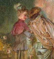 In some senses, he was forced to paint it. Antoine Watteau The Embarkation For Cythera Island Detail 1717 Mosaic Painting Art Artist