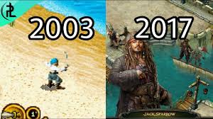 Lego pirates of the caribbean: Pirates Of The Caribbean Game Evolution 2003 2017 Youtube