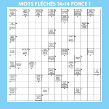 Android application mots fleches niveau 1 developed by dream on studio is listed under category puzzle. Mots Fleches Niveau 1 A Imprimer Mots Fleches Geants Gratuits Force 2 4 Mai 2021