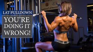 Which is lat pull down bar? How To Do A Lat Pulldown Correctly Youtube