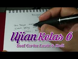 Ulangan tengah semester genab matematika kelas vi i. Kelas 6 Persiapan Ujian Sekolah Try Out Soal Cerita Menghitung Lusin Dan Kodi Youtube