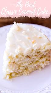 Classic Coconut Cake In 2020 Southern Coconut Cake Recipe Best Coconut Cake Recipe Coconut Cake Recipe
