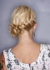 Chignon tresse cheveux court