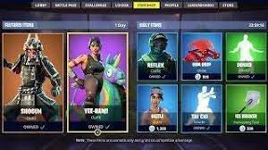 The content rotates on a daily basis. Fprtnite Item Shop