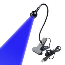Maybe you would like to learn more about one of these? 3w 470nm Blue Light Flexible Lamp Led Table Usb Gooseneck Clip Blue Beam Lamp Ebay