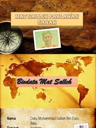 Datu paduka mat salleh pahlawan sabah. Mat Salleh Pahlawan Sabah