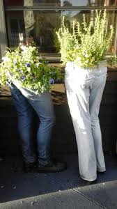 Pants Planter Decoration Jardin Idees Jardin Idee Jardinage