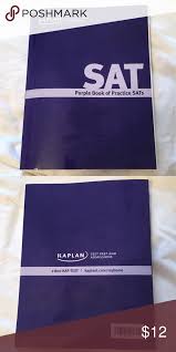 Kaplan Sat Purple Book Of Practice Sats Nwot Practice Sat Book From Kaplan Never Used Total Of 4 Sat Practice Tests Open To Purple Books Kaplan Sat Sats