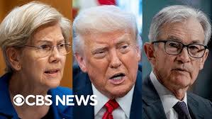 Sen. Elizabeth Warren warns Trump against firing Powell as Fed chair