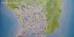 Awesome Gta V Map Gta Gta 5 Gta 5 Online