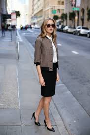 How To Wear A Bomber Jacket To The Office Work Attire Work Outfit Work Attire Women