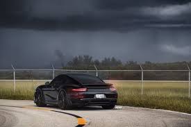 Black Porsche 911 Turbo S Adv1 Wheels Cars Wallpapers Hd Desktop And Mobile Backgrounds