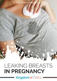 Leaking Breasts In Pregnancy Why Does It Happen Kingdom Of Baby