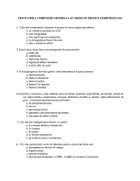Pdf Teste Grila Chirurgie Generala Si Urgente Medico Chirurgicale Milea Dan Academia Edu