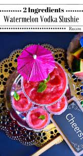 Whether you make milk drinks or coffee drinks, you can never go wrong with vodka as the base ingredient for your vodka drinks. Watermelon Vodka Slushie 2 Ingredients How To Make Watermelon Slush