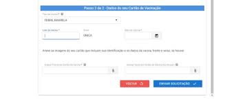 Preencha seus dados pessoais e, ao final, anexe seu documento de identidade. Como Tirar A Carteira De Vacinacao Internacional On Line Proximo Embarque