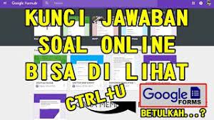 Check spelling or type a new query. Kunci Jawaban Google Form Ctrl U Bisakah Youtube
