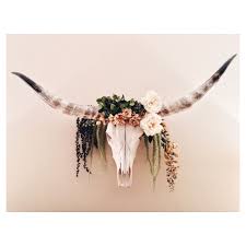 Flower Ideas For My Longhorn Cow Skull Decor Skull Decor Cow Skull