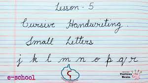 Cursive letter z cutout on full sheet of paper. Cursive Handwriting Lesson 5 Method For Small Letters Alphabets From J To R Step By Step Youtube