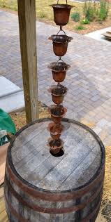 Decorative Rain Barrel Rain Chain Pallets Garden Pallet Garden