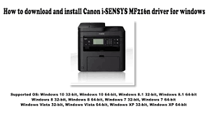 La marque canon, incontournable dans l'univers de la photographie, a récemment élargi son offre en proposant une imprimante photo spécialement étudiée pour imprimer. How To Download And Install Canon I Sensys Mf216n Driver Windows 10 8 1 8 7 Vista Xp Youtube