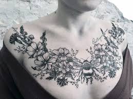 Cool large butterfly on chest. 78 Brilliant Chest Piece Tattoos For Female