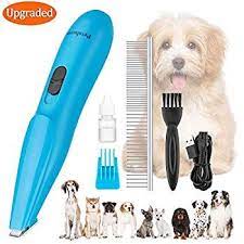 Petslucent Dog Clippers Pet Grooming Scissors Kit Professional Cat Hair Clipper Trimmer For Small Dogs Super Quiet Re Dog Clippers Pet Grooming Dog Care Tips