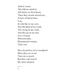 It then branched out to include the phenomenal woman action campaign, founded in 2017 as an organization that brings awareness to social causes. Common On Twitter Nationalpoetryday Phenomenal Woman By Maya Angelou