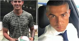 Maybe you would like to learn more about one of these? James Rodriguez Gets New Haircut And Is Instantly Trolled By Cristiano Ronaldo The Sun Football Scoopnest