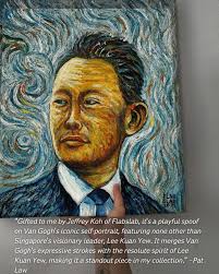𝗧𝗵𝗲 𝗜𝗻𝗻𝗲𝗿 𝗖𝗶𝗿𝗰𝗹𝗲 𝗦𝗶𝗹𝗲𝗻𝘁 𝗔𝘂𝗰𝘁𝗶𝗼𝗻 Donated by the  visionary creative, Pat Law @patlaw founder of @goodstuph @thensfwcompany,  we're proud to present a one-of-a-kind portrait of Lee Kuan Yew. This piece  captures more