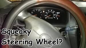 It was a knock,clunk type noise. Tips Tools Squeaky Steering Wheel Fix Toyota Lexus Steering Column Boot Youtube