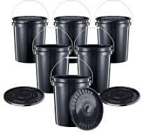 Amazon.com: United Solutions 5-Gallon Heavy-Duty Buckets ...