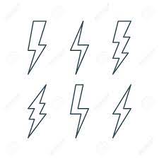 Are you looking for the best lightning bolt outline for your personal blogs, projects or designs, then clipartmag is the place just for you. Thin Line Lightning Bolt Icons Set Outline Thunderbolt Sign Royalty Free Cliparts Vectors And Stock Illustration Image 128817496