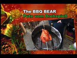 Pute Vom Drehspiess Weihnachtspute The Bbq Bear Bbq Rezept 31 Youtube