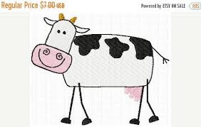 Sale 65 Off Stick Farm Animal Cow Pig Horse Sheep Barn Tractor Machine Embroidery Designs Instant Downl Stick Figure Drawing Art Drawings For Kids Cow Drawing