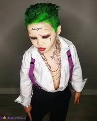 Tips Make Kids Look Their Scariest On Halloween Halloween Halloweenmakeup Halloweencost Joker Halloween Costume Kids Joker Costume Halloween Costume Contest