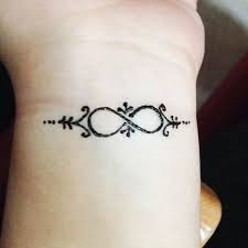 The Eternity Sign On A Wrist For A Try Wrist Henna Henna Tattoo Designs Henna Tattoo Hand